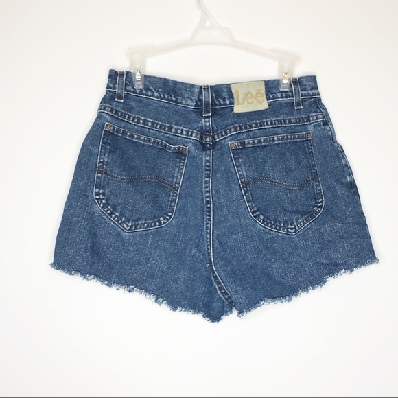Lee Pants - Vintage LEE $ High Waisted Denim Shorts Size 27